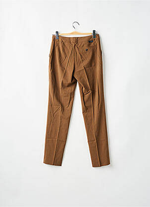 Pantalon chino taille normale taille normale marron LEON & HARPER femme