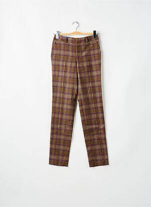 Pantalon chino taille normale taille normale marron LEON & HARPER femme