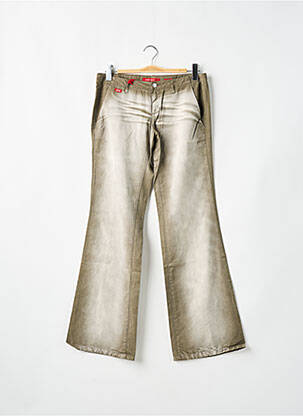 Jeans coupe droite taille normale taille normale vert MISS SIXTY femme