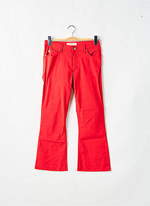Jeans coupe droite stretch taille normale rouge MISS SIXTY femme