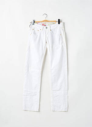 Jeans coupe slim taille normale taille normale blanc REPLAY femme
