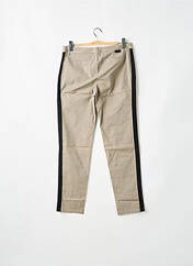 Pantalon chino gris LEON & HARPER pour femme seconde vue