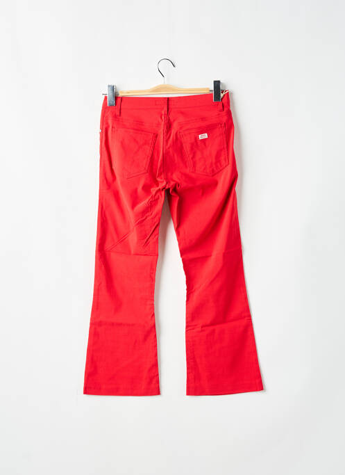 Jeans coupe droite rouge MISS SIXTY pour femme