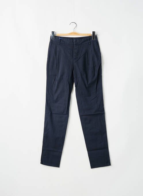 Pantalon chino bleu LEON & HARPER pour femme