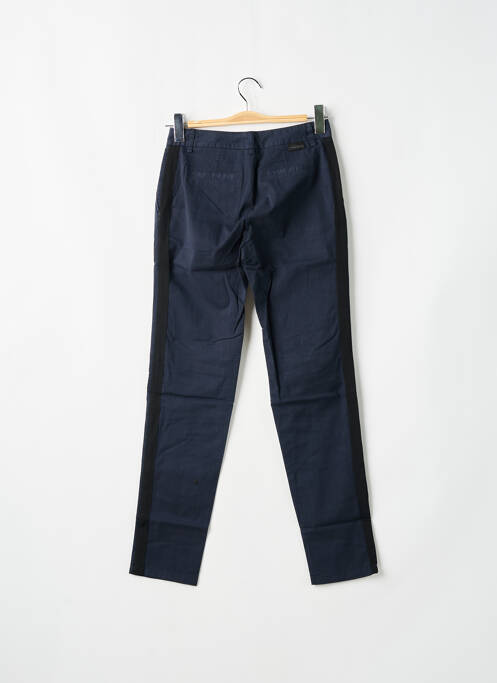 Pantalon chino bleu LEON & HARPER pour femme