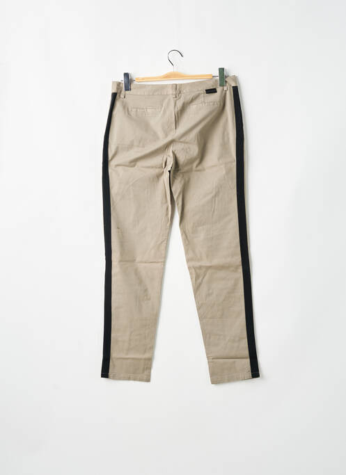 Pantalon chino gris LEON & HARPER pour femme