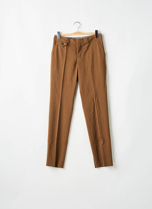 Pantalon chino marron LEON & HARPER pour femme