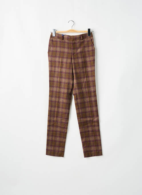 Pantalon chino marron LEON & HARPER pour femme