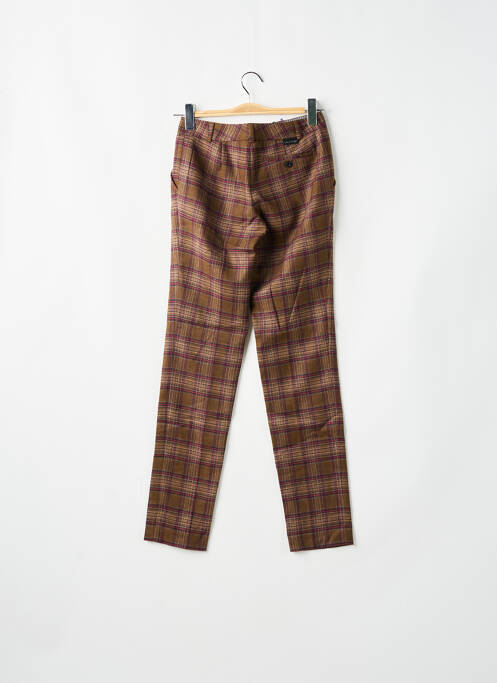 Pantalon chino marron LEON & HARPER pour femme