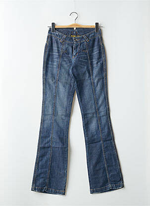 Jeans bootcut stretch taille basse bleu RWD femme