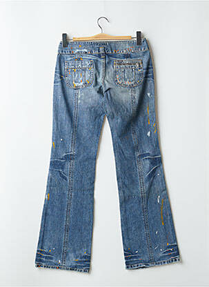 Jeans bootcut stretch taille basse bleu RWD femme