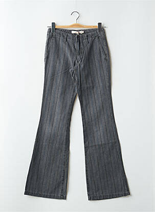 Jeans bootcut stretch taille basse gris SCHOOL RAG femme