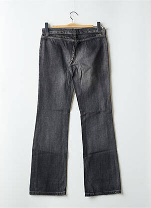 Jeans coupe droite stretch taille basse noir SCHOOL RAG femme