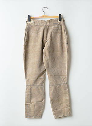 Pantalon 7/8 taille haute taille haute beige SCHOOL RAG femme