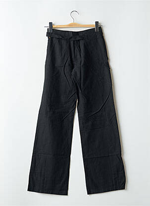 Pantalon large poches taille normale noir 2 TWO femme