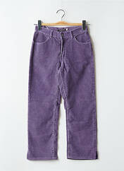 Pantalon 7/8 violet SCHOOL RAG pour femme seconde vue