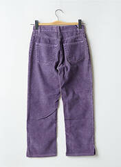 Pantalon 7/8 violet SCHOOL RAG pour femme seconde vue