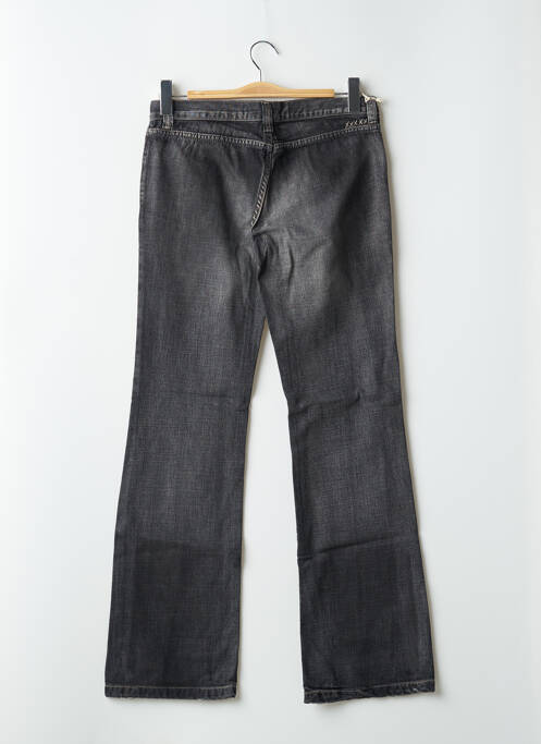 Jeans coupe droite stretch taille basse noir SCHOOL RAG femme