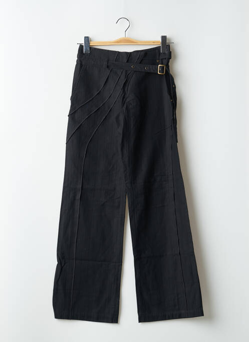 Pantalon large poches taille normale noir 2 TWO femme