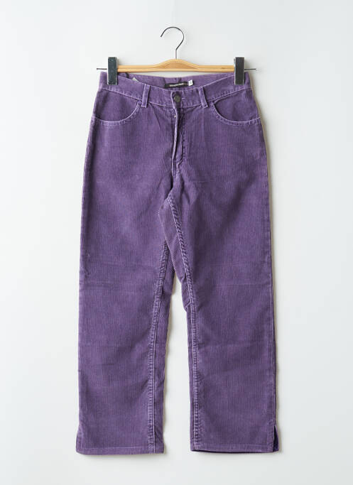 Pantalon 7/8 violet SCHOOL RAG pour femme