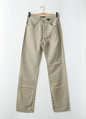 Pantalon droit coupe droite beige TEDDY SMITH homme