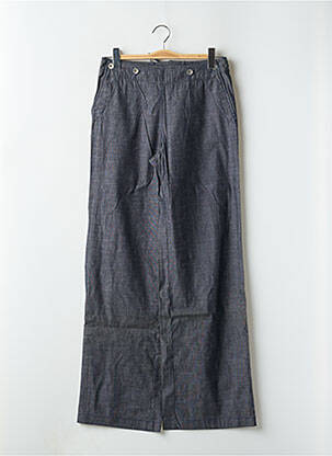 Pantalon flare taille haute taille haute bleu TEDDY SMITH femme