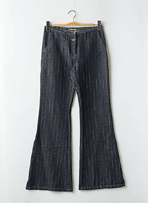Pantalon flare coupe évasée gris TEDDY SMITH femme