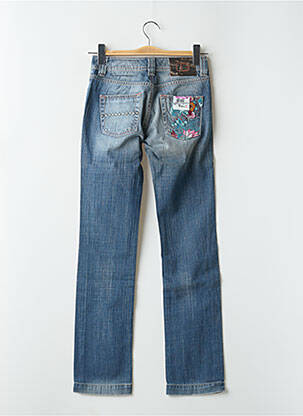 Jeans coupe slim poches bleu TEDDY SMITH femme