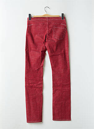 Jeans coupe slim poches rouge TEDDY SMITH femme