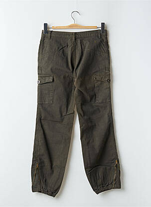 Pantalon cargo poches taille normale vert TEDDY SMITH femme