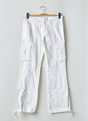 Pantalon cargo blanc TEDDY SMITH pour femme seconde vue