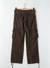 Pantalon cargo marron TEDDY SMITH pour femme seconde vue