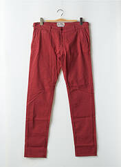 Pantalon chino rouge JAPAN RAGS pour homme seconde vue