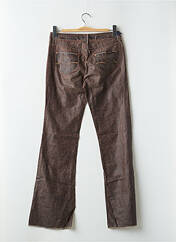 Pantalon droit marron TEDDY SMITH pour femme seconde vue