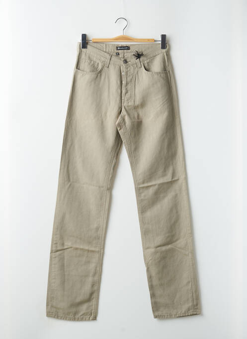 Pantalon droit coupe droite beige TEDDY SMITH homme