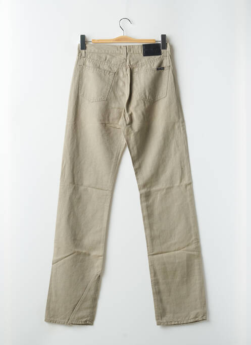 Pantalon droit coupe droite beige TEDDY SMITH homme