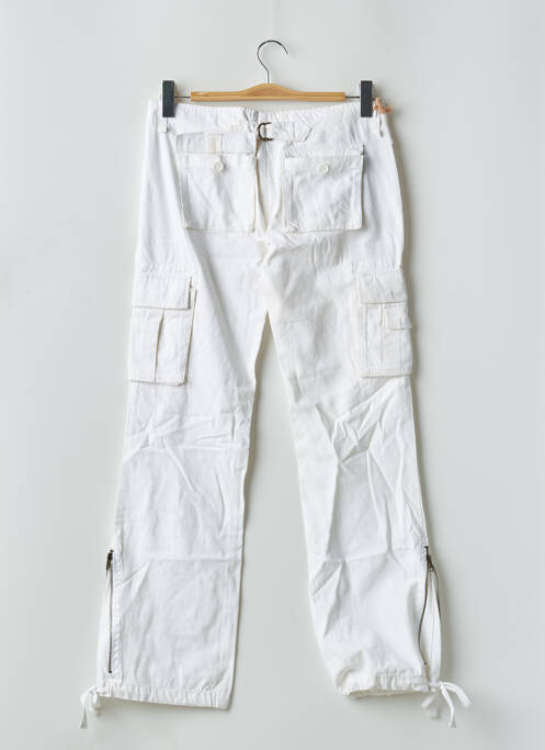 Pantalon cargo blanc TEDDY SMITH pour femme