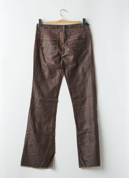 Pantalon droit marron TEDDY SMITH pour femme