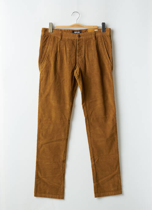 Pantalon droit marron FARAH VINTAGE pour homme