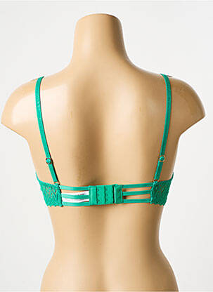 Soutien-gorge broderie haut soutien-gorge emboitant vert MORGAN femme