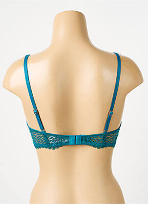 Soutien-gorge légère et transparente haut soutien-gorge emboitant bleu MORGAN femme