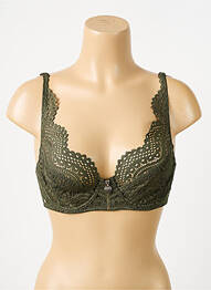 Soutien-gorge légère et transparente haut soutien-gorge emboitant vert MORGAN femme