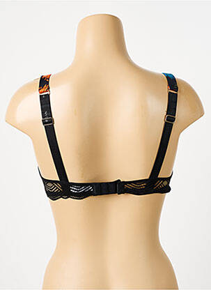 Soutien-gorge légère et transparente haut soutien-gorge emboitant noir MORGAN femme
