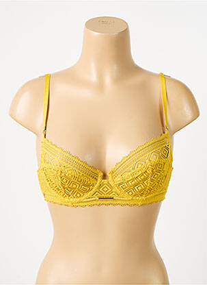 Soutien-gorge haut soutien-gorge balconnet haut soutien-gorge balconnet jaune MORGAN femme