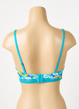 Soutien-gorge légère et transparente haut soutien-gorge emboitant bleu MORGAN femme