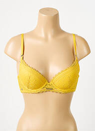 Soutien-gorge haut soutien-gorge moulé haut soutien-gorge moulé jaune MORGAN femme