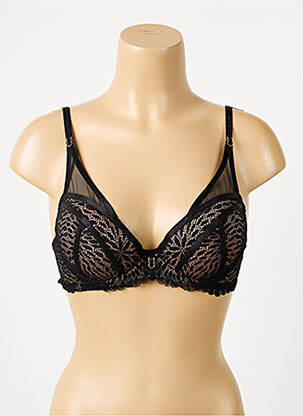 Soutien-gorge légère et transparente haut soutien-gorge moulé noir MORGAN femme