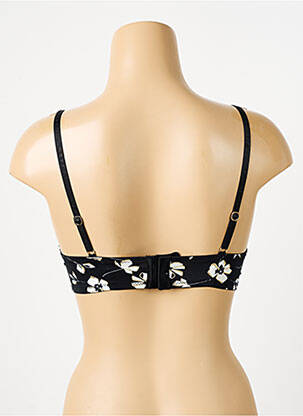 Soutien-gorge effet matière satinée haut soutien-gorge push-up noir MORGAN femme