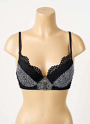 Soutien-gorge haut soutien-gorge push-up haut soutien-gorge push-up noir MORGAN femme