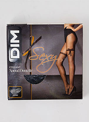 Collants noir DIM pour femme